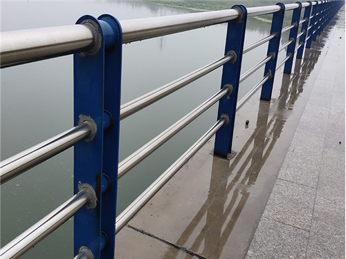 河道护栏高架桥不锈钢复合管防护栏杆
