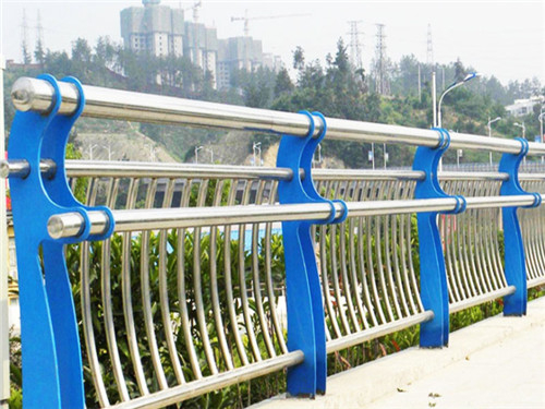 不锈钢护栏案例 桥梁防撞护栏